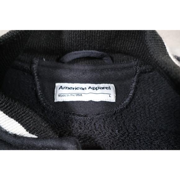 American Apparel Varsity Jacket Mens Large Skunk Stinking Up Streets Made in USA - Picture 5 of 7